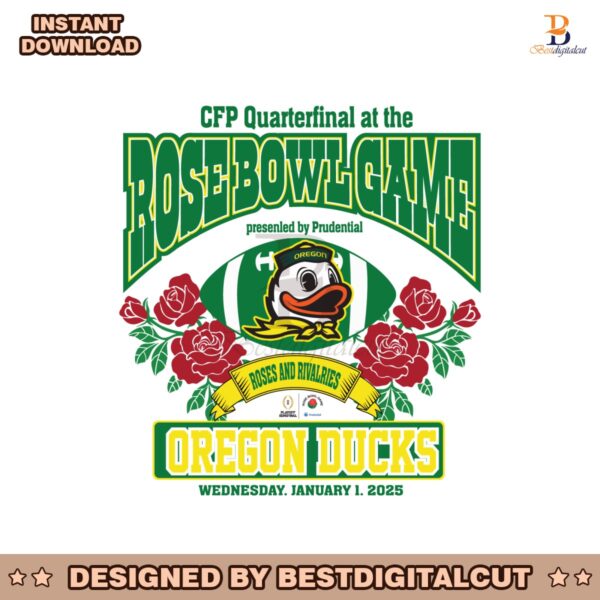 oregon-ducks-cfp-quarterfinal-at-the-rose-bowl-game-svg