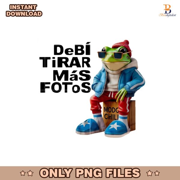 DeBÍ TiRAR MáS FOToS Funny Frog Concho Png