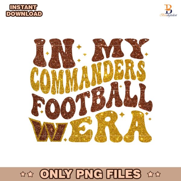 In My Washington Commanders Football Era Png