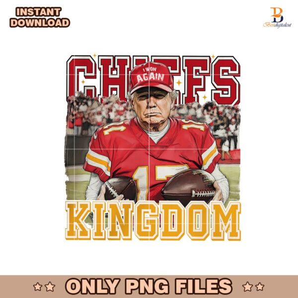 Kansas City Chiefs Kingdom Donald Trump Png Design