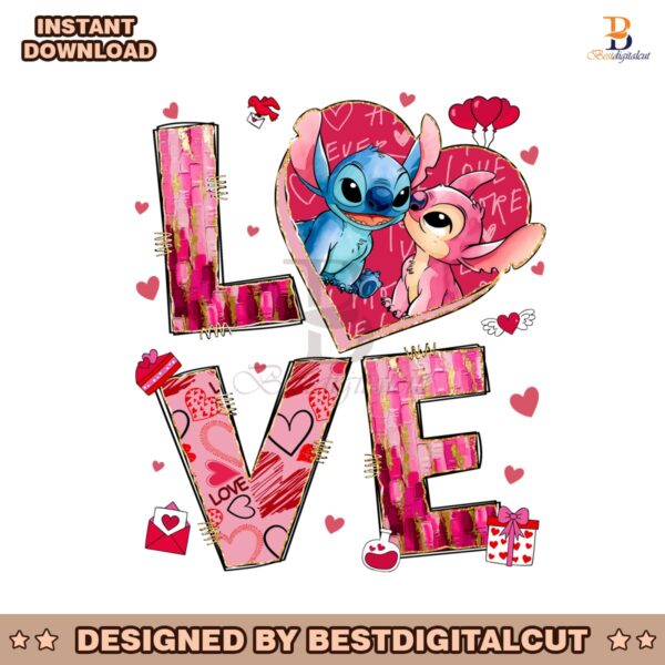 valentine-love-stitch-cartoon-png