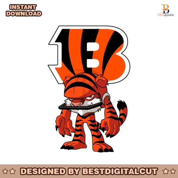 nfl-rush-zone-cincinnati-bengals-cartoon-character-svg
