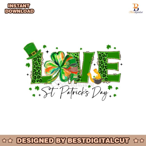 love-st-patricks-day-leopard-shamrock-png