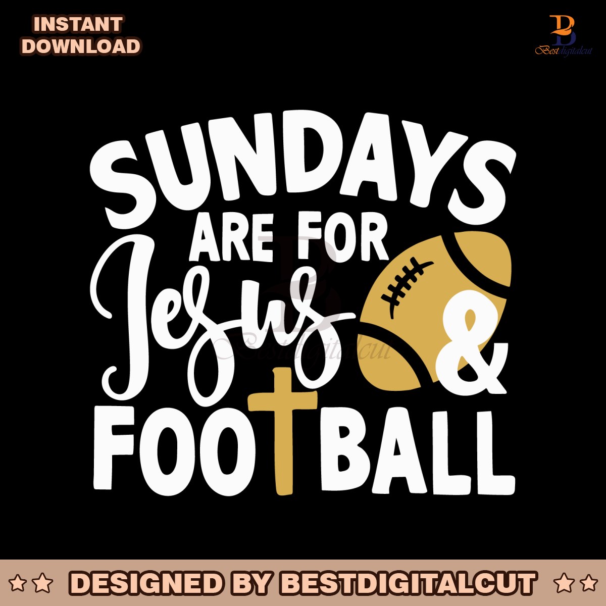 vintage-sundays-are-for-jesus-and-football-svg