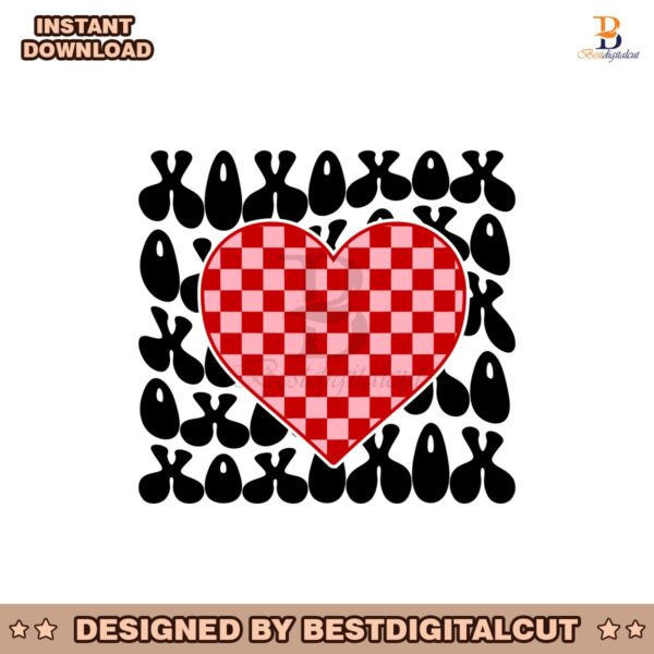 retro-xoxo-valentines-heart-svg-instant-download