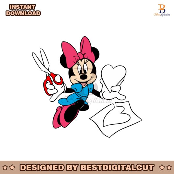 valentine-minnie-mouse-cuts-heart-shape-svg