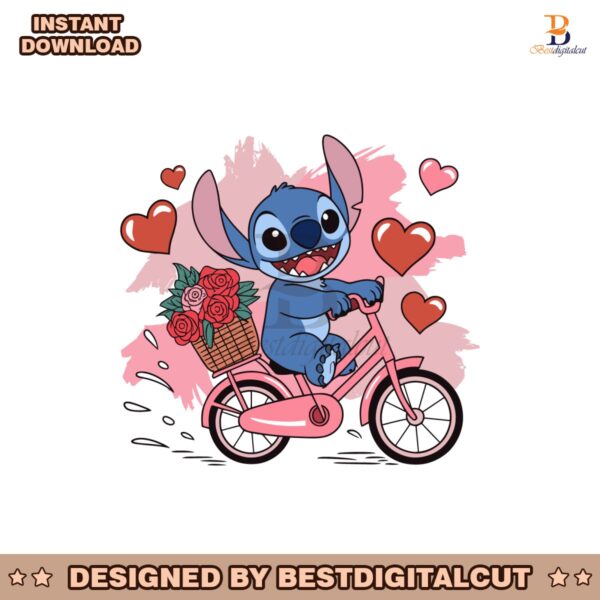 stitch-blue-monster-heart-valentine-disney-png