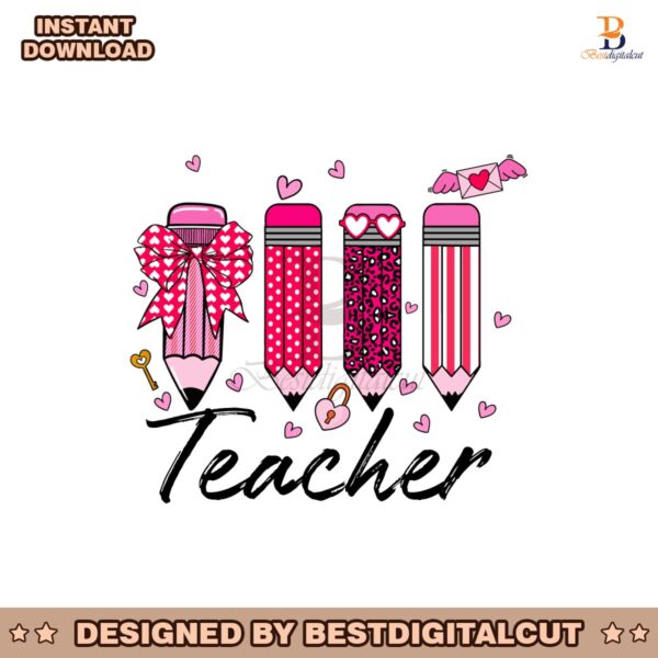 teacher-valentine-heart-pencil-coquette-bow-svg