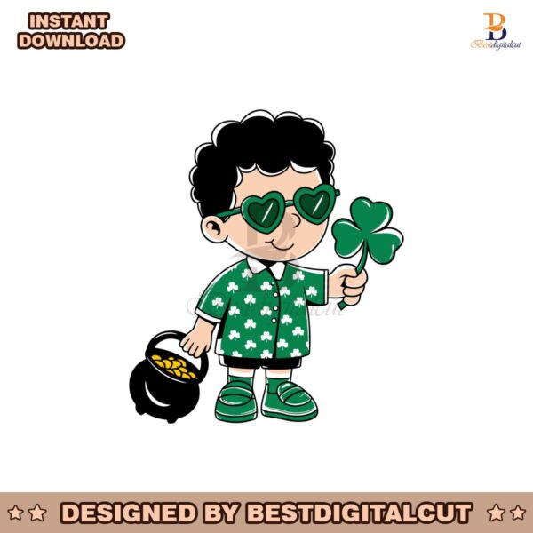 irish-bad-bunny-shamrock-patricks-day-svg