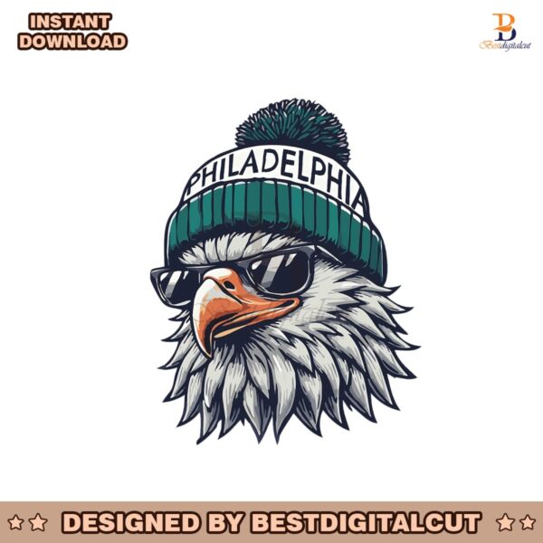 philadelphia-football-eagle-head-winter-hat-png