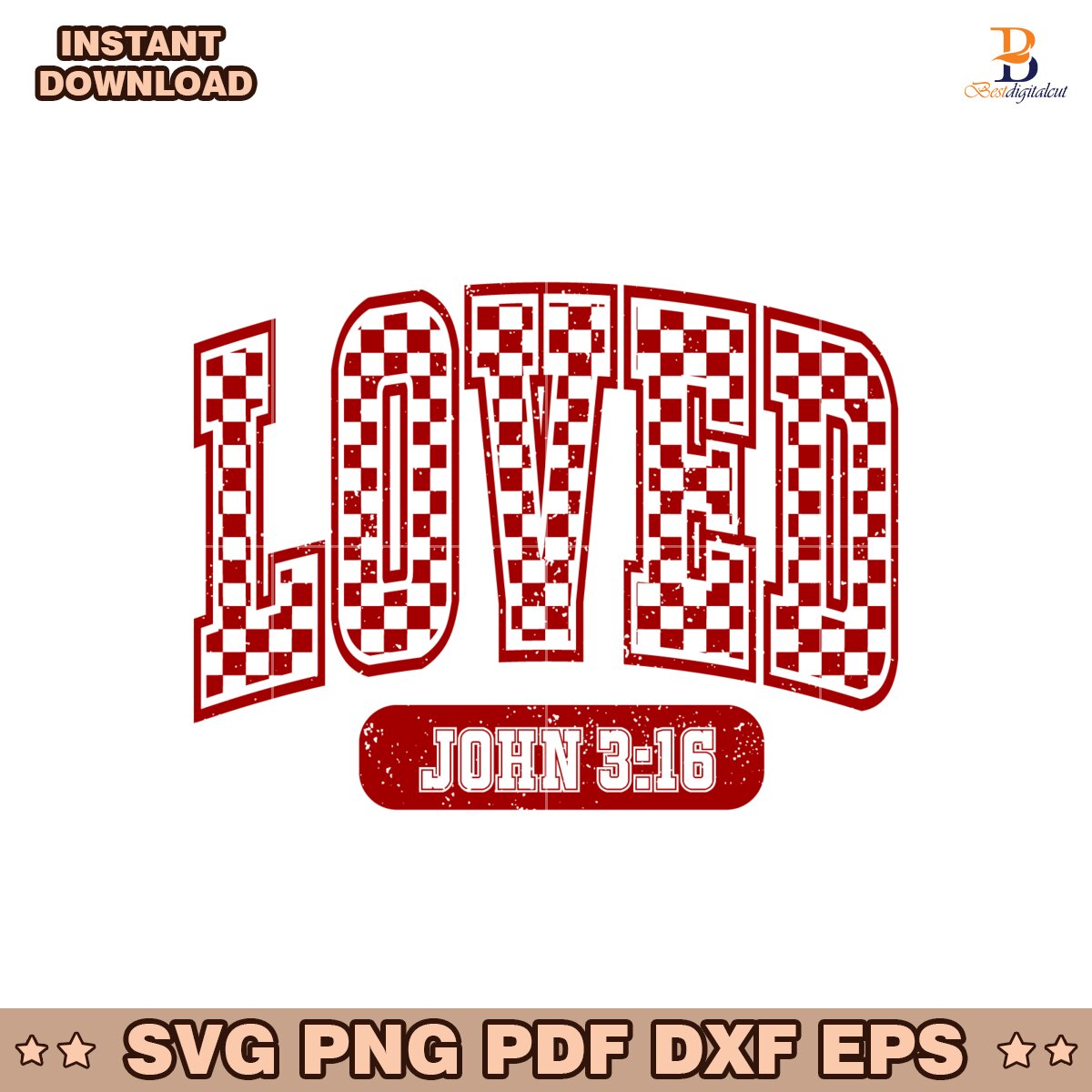 Valentine Loved Christian John 3 16 Svg