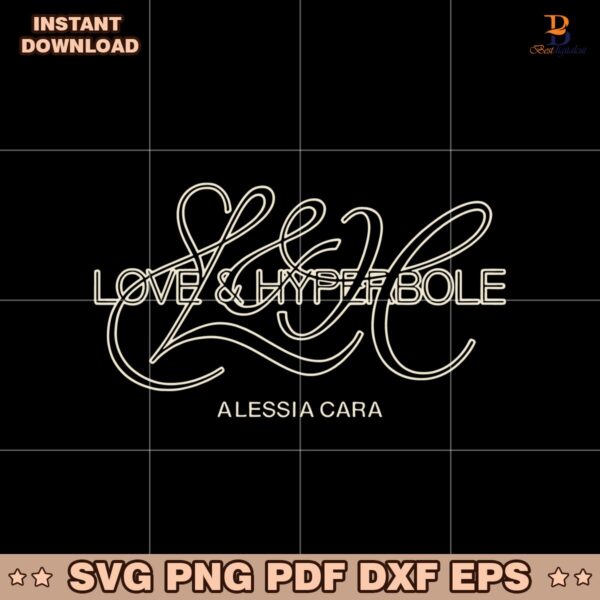 Alessia Cara Album Love And Hyperbole  SVG