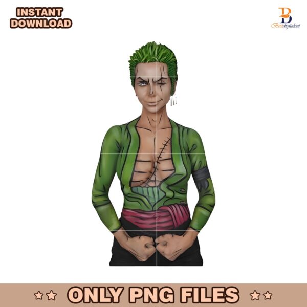 Alien Trash Kitty Roronoa Zoro One Piece Parody PNG