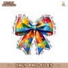 Autism Awareness Coquette Bow Ribbon Png Design