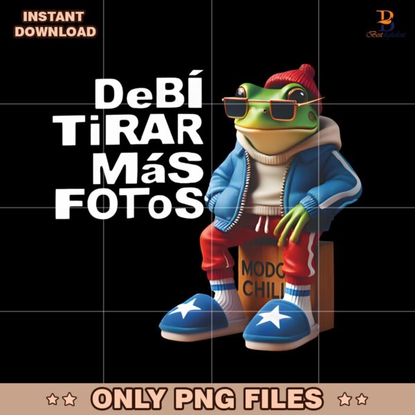 Bad Bunny Frog Debi Tirar Mas Fotos Album PNG