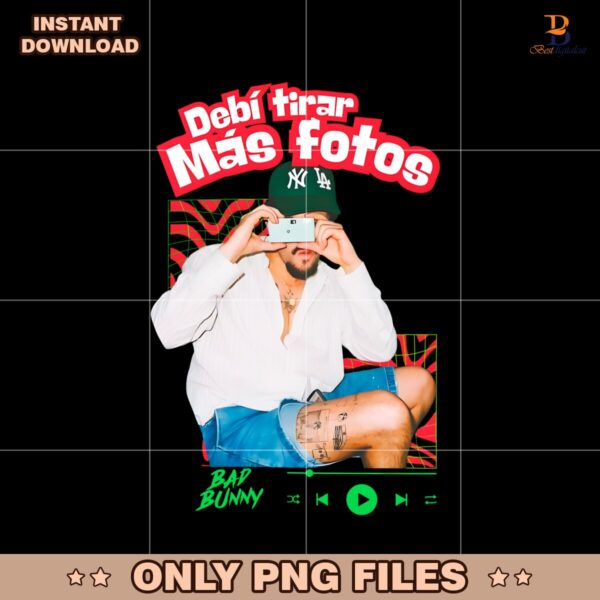 Bad Bunny Photo Album Debi Tirar Mas Fotos PNG