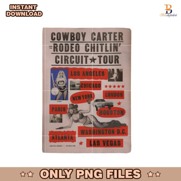 Beyonce Cowboy Carter Rodeo Chitlin Circuit Tour PNG