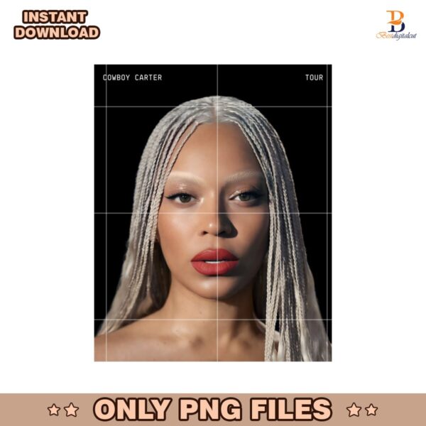 Beyonce Cowboy Carter Tour 2025 Portrait PNG