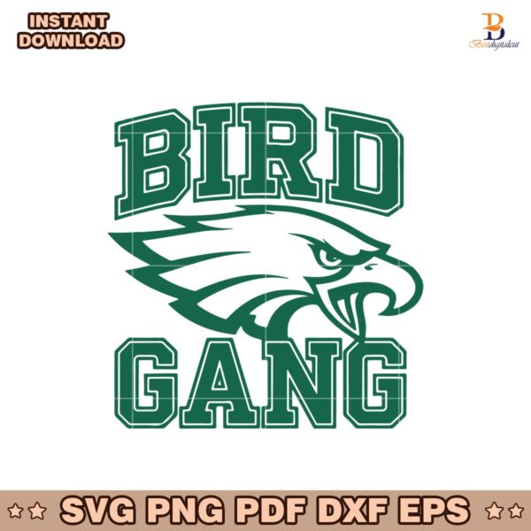Bird Gang Philadelphia Eagle Super Bowl Football SVG