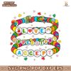 Colorfull Autism Awareness Bracelet Love Understand Accept SVG