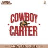 Comfort Colors Cowboy Carter Western Cowboy Hat PNG