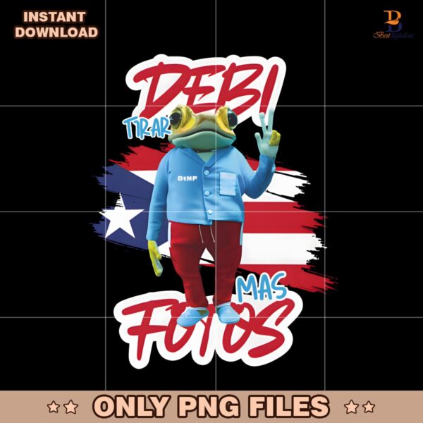 Debi Tirar Mas Fotos Bad Bunny Album Frog Puerto Rico Flag PNG