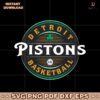 Detroit Pistons Basketball Forever Lucky St Patricks Day SVG