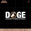 Doge Department Of Gooning Enthusiasts Parody SVG