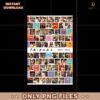 Friends Collage 1994 2024 Poster PNG