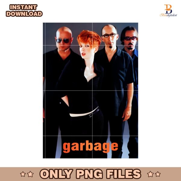 Garbage Rock Band Beautiful Poster PNG