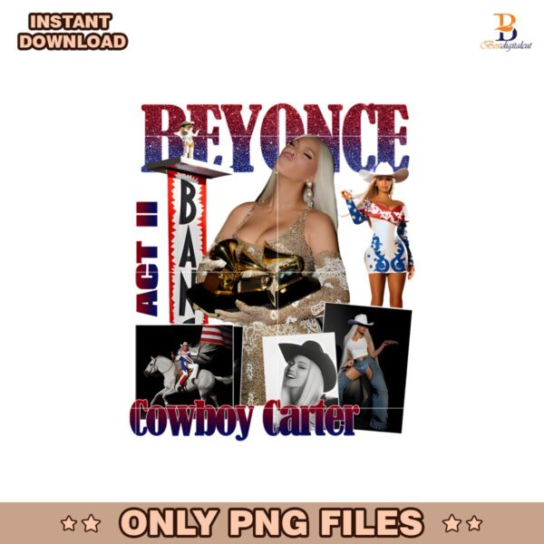 Glitter Beyonce Cowboy Carter Tour 2025 Act Ii PNG