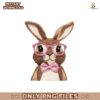 Happy Easter Bunny Sunglasses Faux Embroidery Png