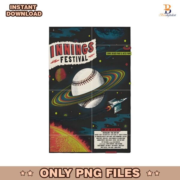 Innings Festival Feb 21 22 2025 Art PNG