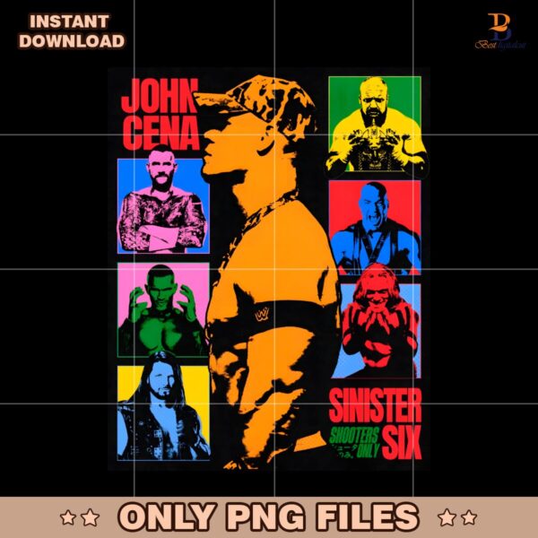 John Cena Sinister Six Punk Orton Lesnar The Rock Edge Batista PNG