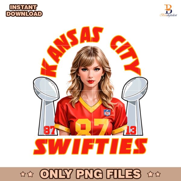 Kansas City Swifties Super Bowl LIX Travis Kelce Taylor Swift PNG