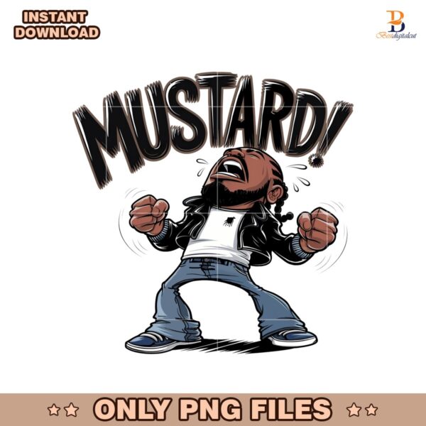 Kendrick Lamar Rapper Mustard Meme Png Sublimation