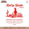 Kntry Radio Texas Beyoncé Cowboy Carter World Tour SVG