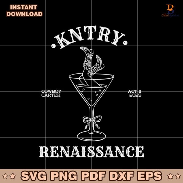 Kntry Renaissance Beyonce Cowboy Carter Act Ii 2025 SVG