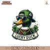 Lucky Duck Clover St Patrick's Day Sublimation PNG