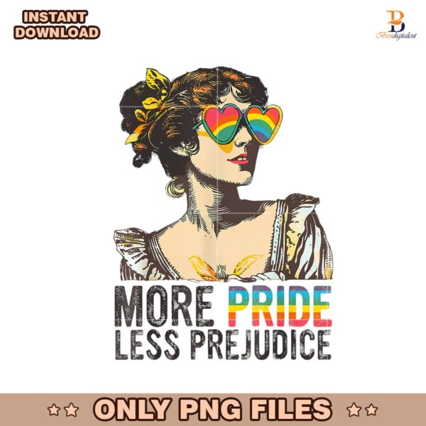 More Pride Less Prejudice LGBT Proud Ally Png