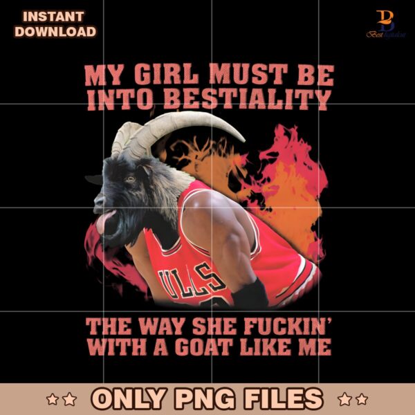My Girl Must Be Into Bestiality Michael Jordan Funny Meme PNG