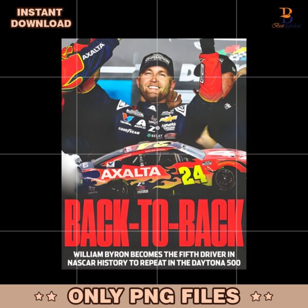 Nascar History Back To Back Daytona 500 William Byron PNG