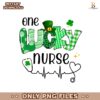 One Lucky Nurse Medical Stethoscope Shamrock Png