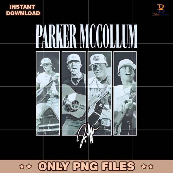Parker Mccollum ‎What Kinda Man Tour Signature PNG