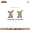 Personalized Egg Hunter Bunny Camo Easter Bow Png