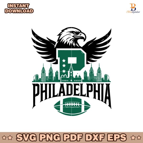 Philadelphia Football Inspired Svg
