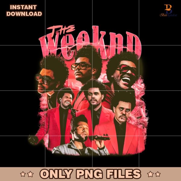 Retro 90S The Weeknd After Hours PNG