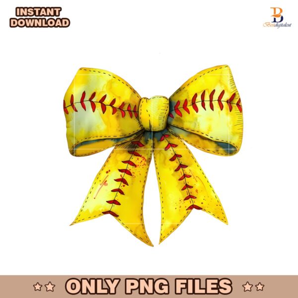 Retro Softball Coquette Bow Baseball Png Sublimation