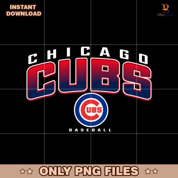 Retro Vintage Chicago Cubs Baseball Logo SVG