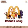 Ronads Gang Mc Donalds Logo Parody PNG